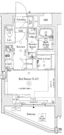 アークマーク大森町レジデンスの物件間取画像